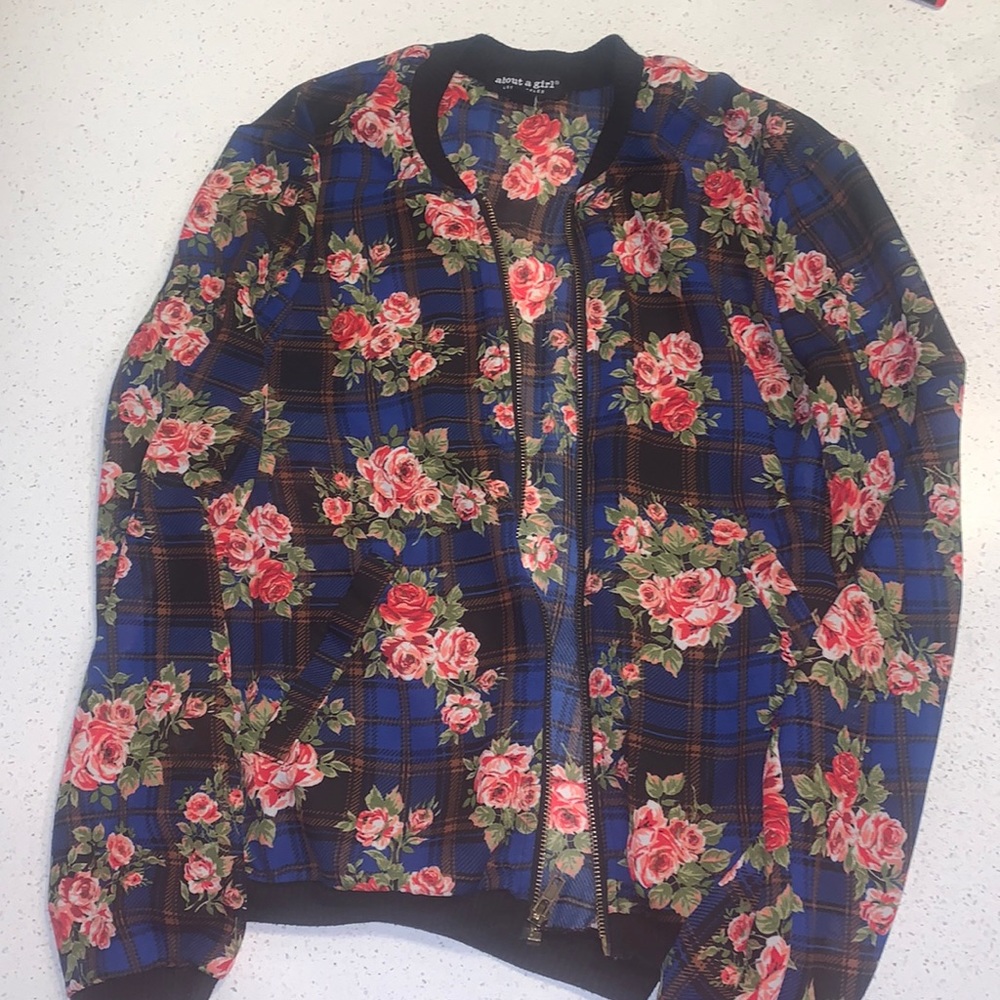 Lightweight floral jacket